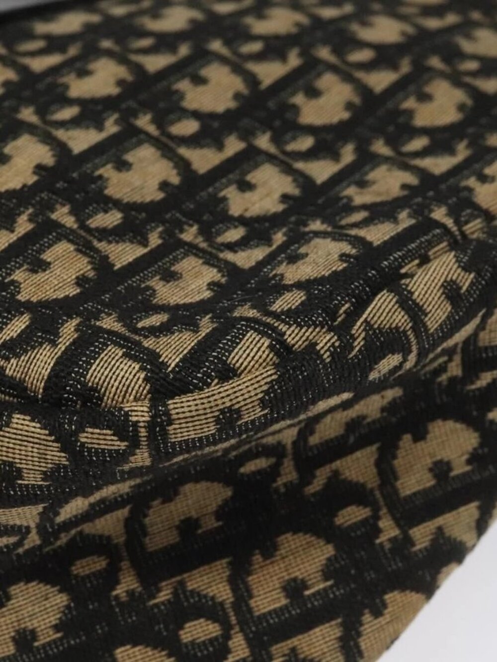Christian Dior Trotter Canvas Shoulder Bag Black - Picture 5 of 16